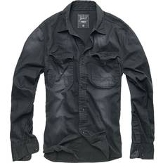 Herr - Jeansskjortor - Svarta Brandit Hardee Denim Shirt - Black