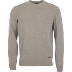 Barbour Gråa - Ull Kläder Barbour Patch Crew Sweatshirts - Gray Marl