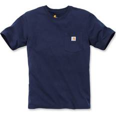 Carhartt Herr T-shirts & Linnen Carhartt Workwear Pocket Short-Sleeve T-shirt - Navy