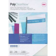 Inbindningstillbehör GBC Binding Cover Poly Clear View A4 300 Micron Frosted