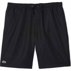 Lacoste Herr Byxor & Shorts Lacoste Sport Solid Diamond Weave Taffeta Tennis Shorts - Black
