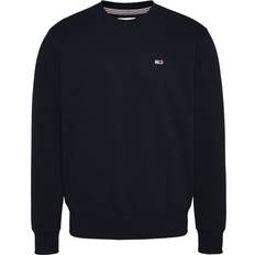 Tommy Hilfiger Herr - Sweatshirts Tröjor Tommy Hilfiger Regular Fleece Crew Neck Sweater - Black