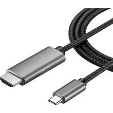 High Speed (4K) - USB-kabel Kablar INF USB C-HDMI 2m