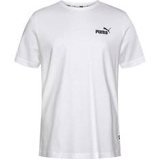 Puma Herr T-shirts Puma Essentials Small Logo T-shirt - White
