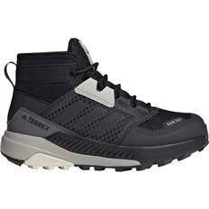 Vattentäta Hikingskor Barnskor adidas Kid's Terrex Trailmaker Mid RAIN.RDY - Core Black/Core Black/Aluminium