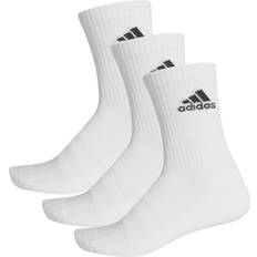 Adidas Polyamid Strumpor adidas Cushioned Crew Socks 3-pack - White/Black