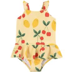 Mini Rodini Cherry Lemonade UV Swimsuit - Yellow (2128011123)
