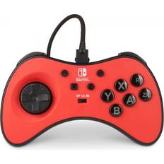Röda - Xbox One Spelkontroller PowerA Fusion Wired Fightpad (Switch, PS4, Xbox One) - Red