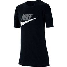 Nike T-shirts Barnkläder Nike Older Kid's Sportswear T-shirt - Black/Light Smoke Gray (AR5252-013)