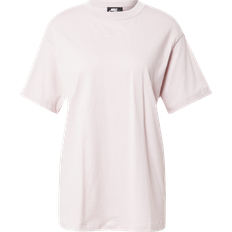 Nike Bomull - Dam - Långa kjolar - Rosa T-shirts Nike Women's Sportswear Essential Oversized Short-Sleeve Top - Beige/White