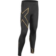 Träningsplagg Byxor & Shorts 2XU Light Speed Compression Tights Men - Black/Gold Reflective