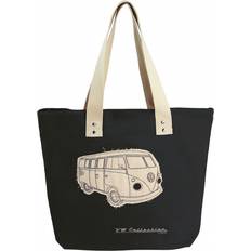VW Collection T1 Bus Shopper Bag - Black