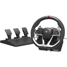 Hori Rattar & Racingkontroller Hori Force Feedback DLX Racing Wheel and Pedal Set - Black