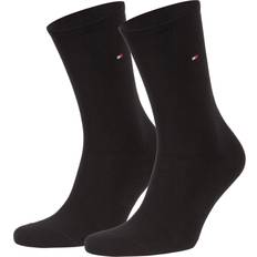 Tommy Hilfiger Dam Strumpor Tommy Hilfiger Women Classic Casual Socks 2-pack - Black