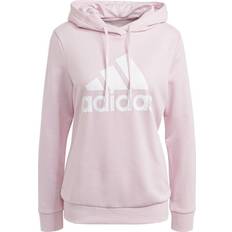 20 - Dam - Återvunnet material Överdelar adidas Women's Essentials Relaxed Logo Hoodie - Clear Pink/White