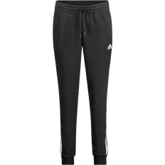 Adidas Dam - Friluftsbyxor Byxor & Shorts adidas Women's Essentials French Terry 3-Stripes Joggers - Black/White