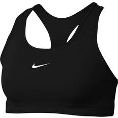 Nike Träningsplagg BH:ar Nike Dri-Fit Swoosh 1-Piece Pad Sports Bra - Black/White