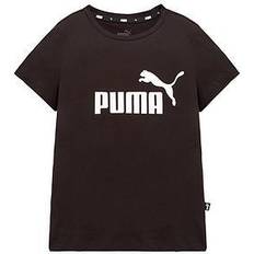 Puma T-shirts Puma Essentials Logo Youth Tee - Puma Black (587029-01)