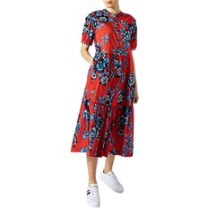 14 - Blommiga - Midiklänningar Tommy Hilfiger Floral Print Relaxed Fit Maxi Dress - Hot House Floral/Fireworks
