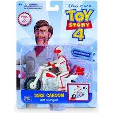 Thinkway Toys Disney Pixar Toy Story 4 Duke Caboom with Motorcycle