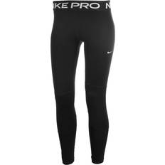 Flickor Sweatshirts Nike Girl's Pro Dri-FIT Leggings - Black/White (DA1028-010)