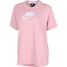 Nike 18 - Bomull - Dam - Rosa T-shirts Nike Women's Air Boyfriend Top - Pink Glaze/White