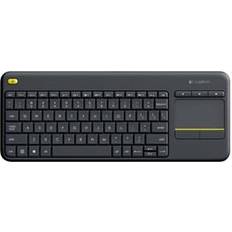 Membran - Trådlös Tangentbord på rea Logitech Wireless Touch Keyboard K400 Plus