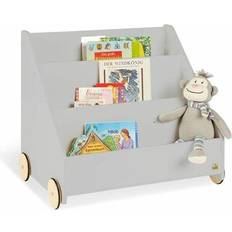 Pinolino Rosa Barnrum Pinolino Lasse Children's Bookcase with Wheels