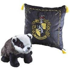 The Noble Collection Harry Potter House Mascot Cushion with Stuffed Hufflepuff