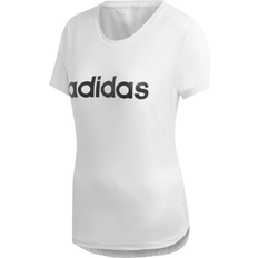 Adidas Dam - Elastan/Lycra/Spandex - Långa kjolar - Vita T-shirts adidas Design 2 Move Logo T-shirt Women - White/Black