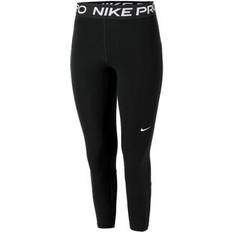 Dam - Löpning Tights Nike Pro 365 Cropped Leggings Women - Black/White