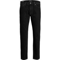 Jack & Jones Herr - Svarta Jeans Jack & Jones Chris Original CJ 981 Loose Fit Jeans - Black/Black Denim