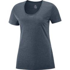 Salomon Agile Short Sleeve T-Shirt Women - Navy Blue