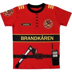 Morphsuits/T-shirts Dräkter & Kläder Den Goda Fen Kids Brandman T-Shirt