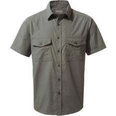 Craghoppers Herr - Softshelljacka Kläder Craghoppers Kiwi Short Sleeve Shirt - Dark Grey