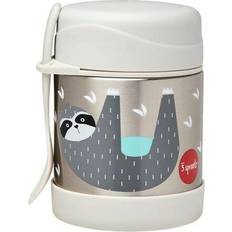 3 Sprouts Nappflaskor & Servering 3 Sprouts Sloth Stainless Steel Food Jar
