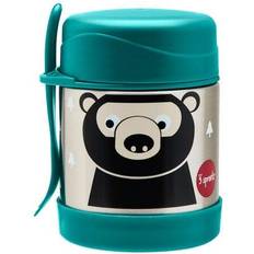 3 Sprouts Nappflaskor & Servering 3 Sprouts Bear Stainless Steel Food Jar