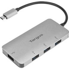 USB A-USB C - USB-kabel Kablar Targus USB C-3USB A M-F Adapter