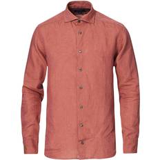 Eton Linneskjortor - XL Eton Linen Shirt - Red