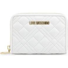 Love Moschino Shiny Quilted Wallet - White