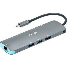I-TEC Kabeladaptrar Kablar I-TEC USB C - HDMI/USB A/3.5mm/RJ45/USB C M-F Adapter