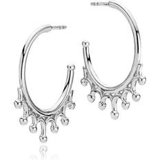 Izabel Camille Little Prince Creol Earrings - Silver
