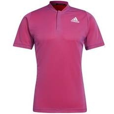 Herr - Polyester - Rosa T-shirts adidas Primeblue Freelift Polo Shirt Men - Semi Night Flash/Scarlet