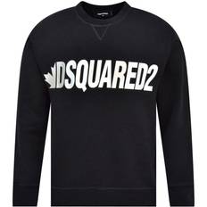 DSquared2 Herr - Sweatshirts Tröjor DSquared2 Metal Leaf Crewneck Sweatshirt - Black