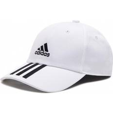 Adidas Dam Accessoarer adidas Baseball 3-Stripes Twill Cap Unisex - White/Black/Black