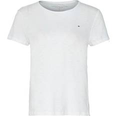 Tommy Hilfiger Dam - Kort ärmar T-shirts & Linnen Tommy Hilfiger Heritage Crew Neck T-shirt - Classic White