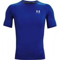 Elastan/Lycra/Spandex - Träningsplagg Överdelar Under Armour HeatGear Armour Short Sleeve T-shirt Men - Blue
