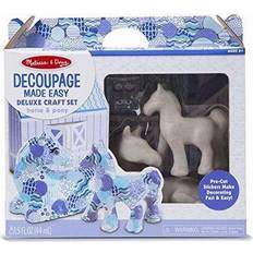 Melissa & Doug Decoupage Made Easy Horse & Pony Deluxe Craft Set