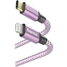 Kabeladaptrar - Lila Kablar Hama Prime Line USB C-Lightning 2.0 1.5m