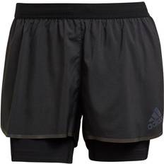 Slim Shorts adidas Adizero Two-in-One Shorts Women - Black